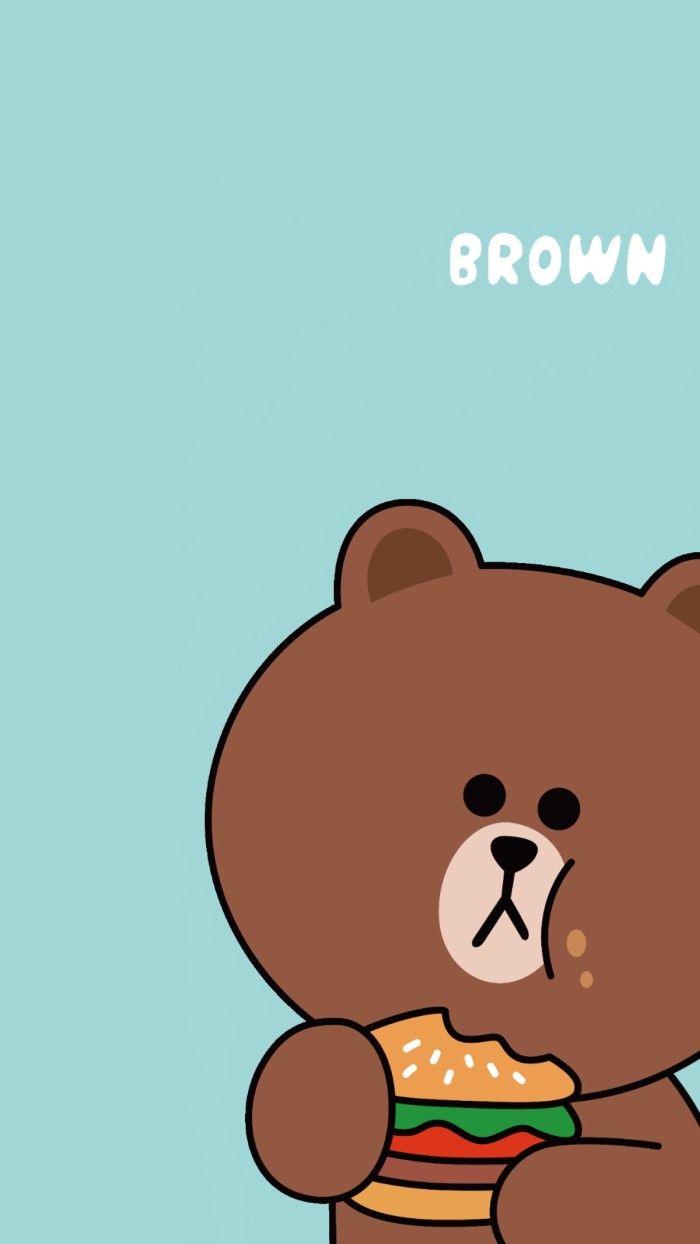 fondos de pantalla lucu iphone,dibujos animados,marrón,oso de peluche,animación,oso