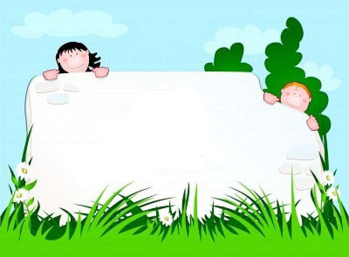 Wallpaper anak lucu people in nature green grass cartoon clip art
