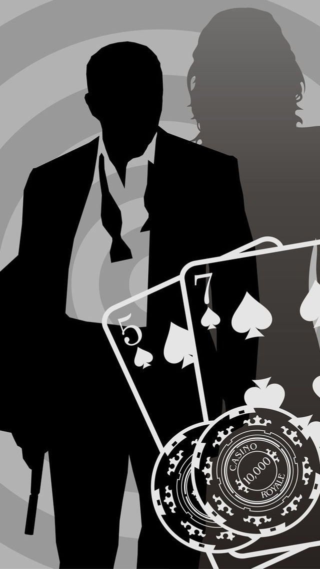 James Bond Iphone Wallpaper Darkness Illustration Black And White Photography Fictional Character Wallpaperuse