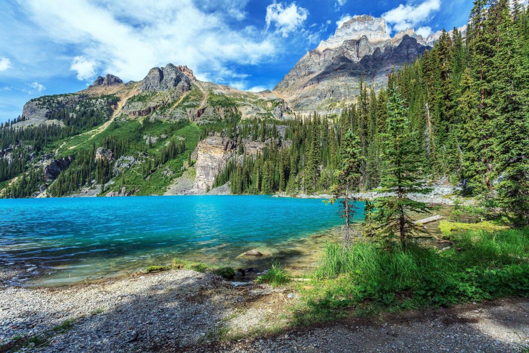 British columbia wallpaper natural landscape mountain mountainous