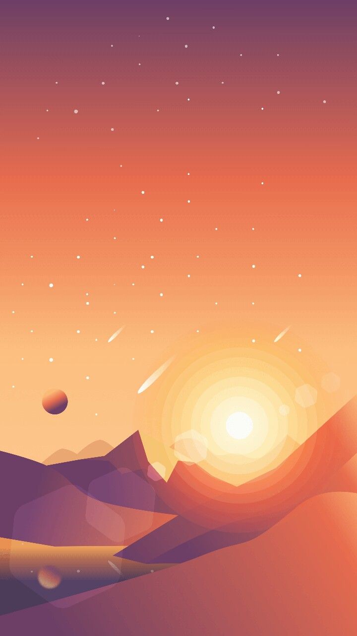 fond d'écran numérique pour mobile,ciel,nuage,orange,illustration,atmosphère