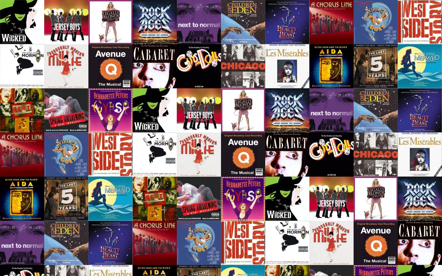 musicals wallpaper,product,collection,collage,font,games