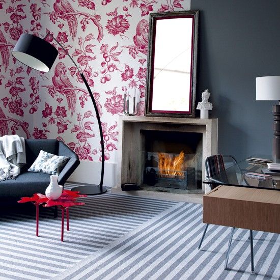 unusual bedroom wallpaper,living room,room,interior design,floor,furniture