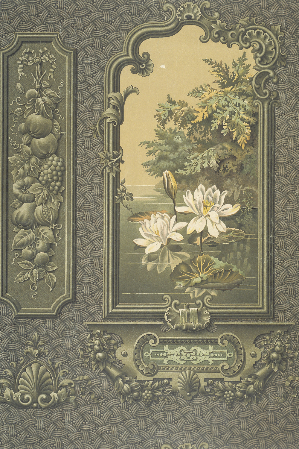 Reproduction Wallpaper Floral Design Ornament Plant Pattern Carving 635434 Wallpaperuse