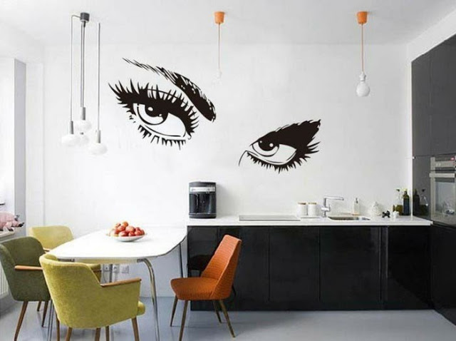 wallpaper dapur,wall,room,interior design,design,sticker