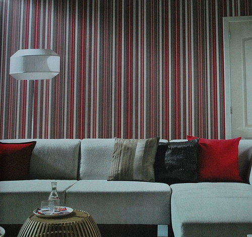 harga wallpaper dinding rumah di malaysia,room,interior design,red,living room,window covering