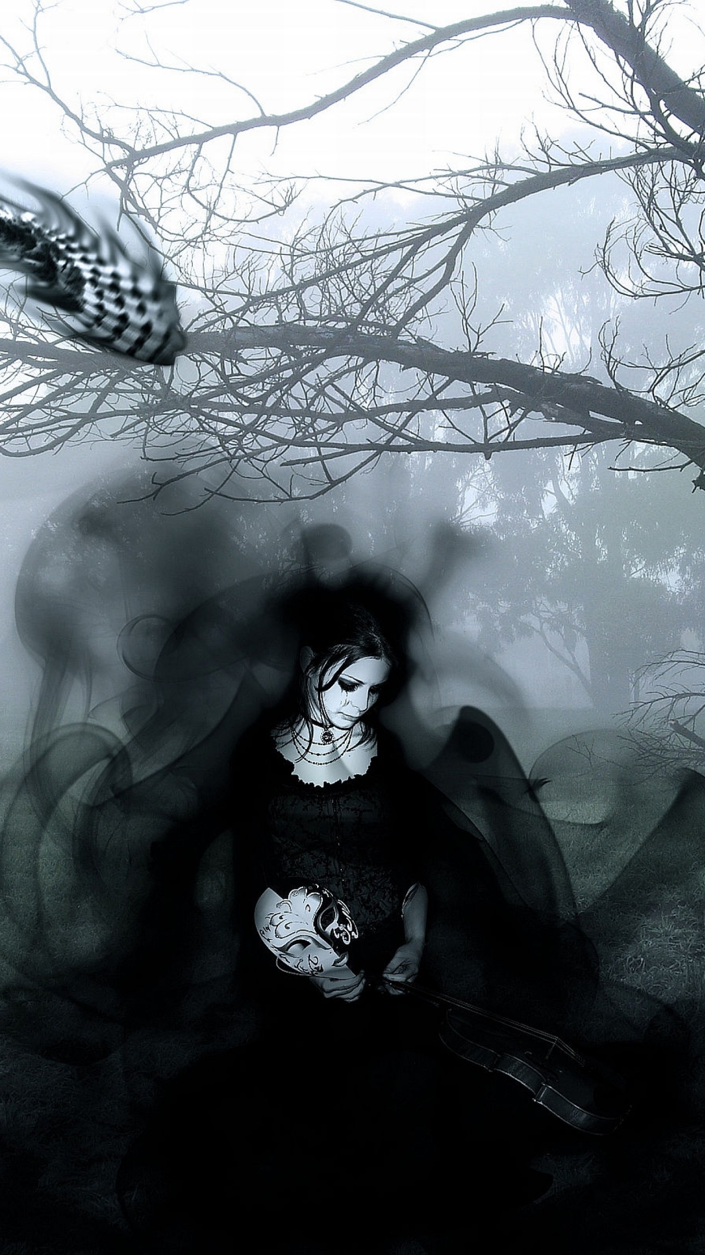 gothic iphone wallpaper,illustration,schwarz und weiß,dunkelheit,zeichnung,kunst