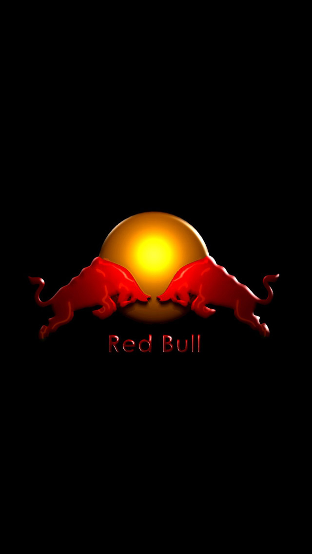 red bull iphone wallpaper,red,darkness,heat,logo,graphics