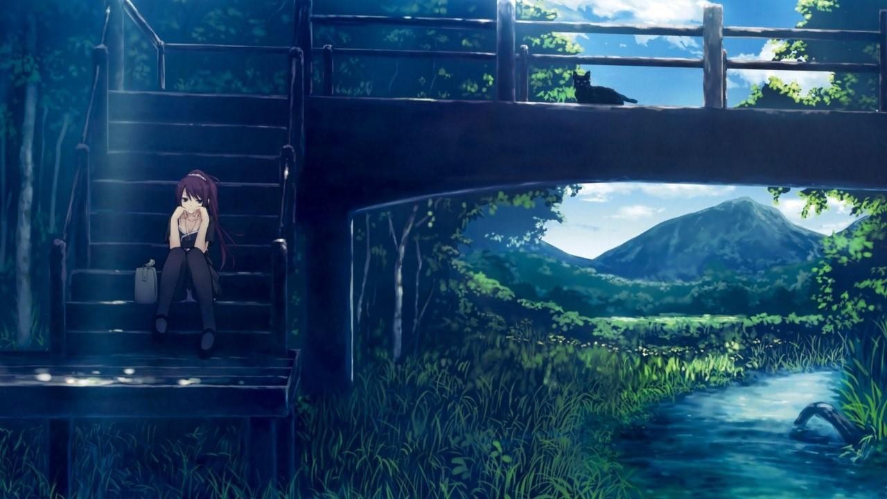 Gambar Anime Sedih Sendiri 10 5ec8d - Anime Sad Background Scenery