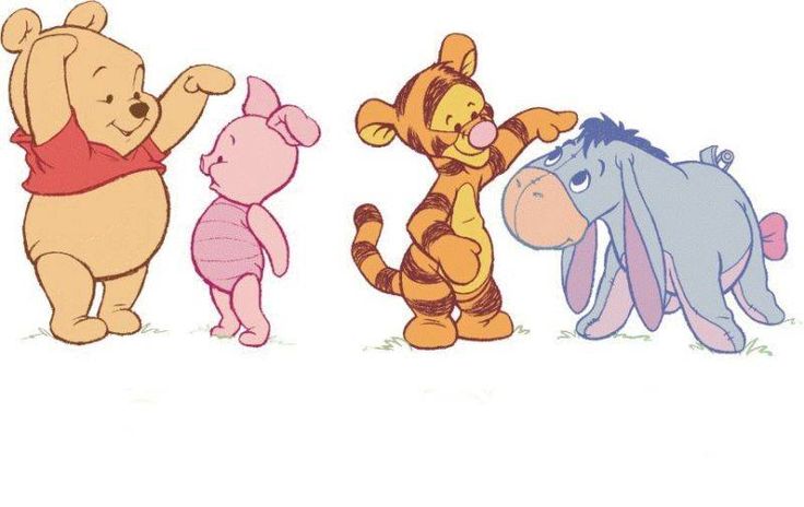 baby pooh wallpaper,cartoon,animated cartoon,clip art,animal figure,animation