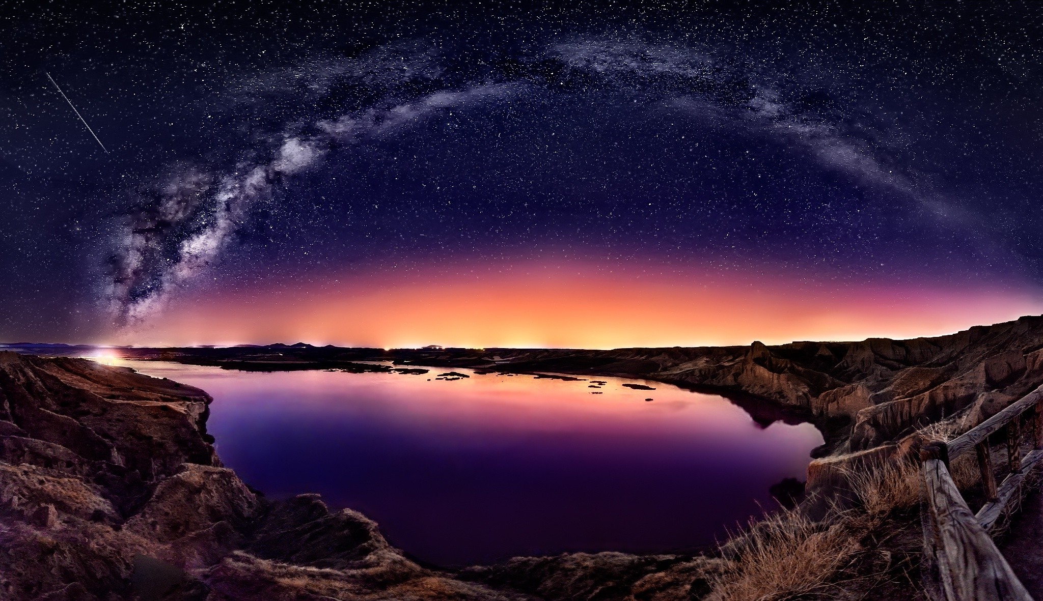 夜の自然の壁紙のhd,空,自然,自然の風景,反射,夜