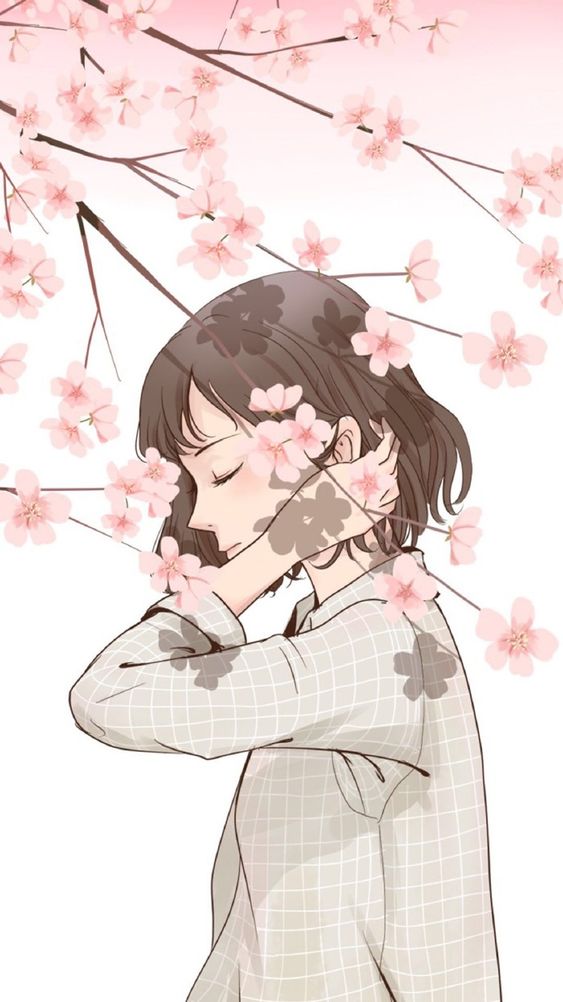 wallpaper buat whatsapp,cartoon,blossom,flower,illustration,spring