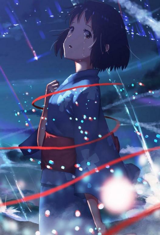 sfondi hp xiaomi,anime,cartone animato,cielo,cg artwork,spazio