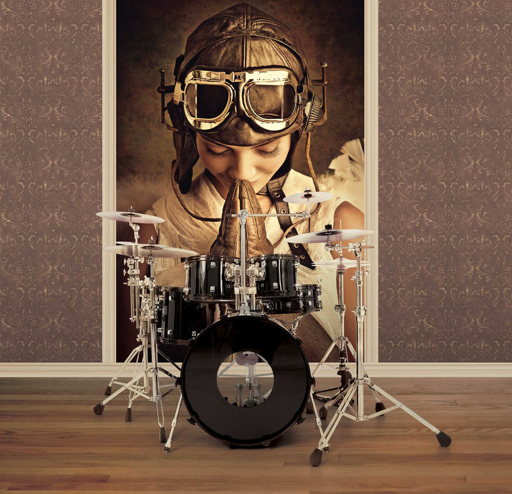 Guro Steampunk Aviator Hat- WallpaperUse