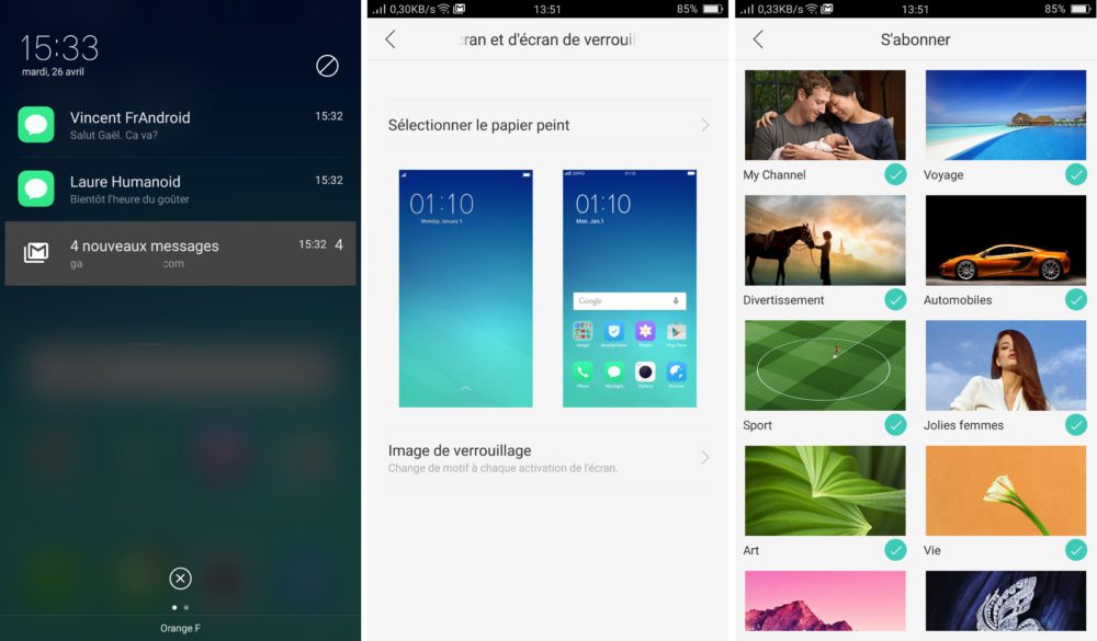 Test De Loppo F1 Plus Le Roi Du Selfie Frandroid Lock Screen Magazine Oppo Download WallpaperUse