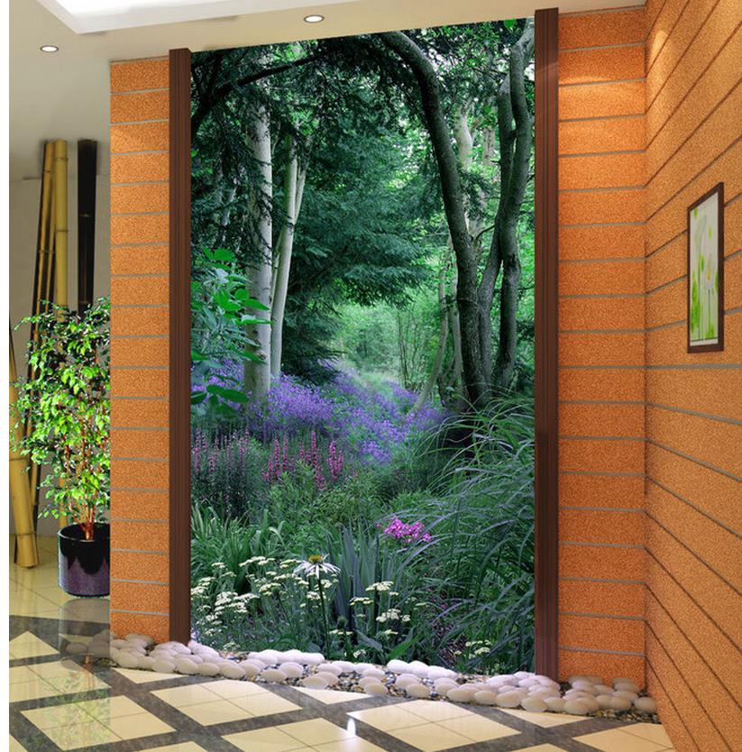 wallpaper jendela,natural landscape,property,door,mural,yard