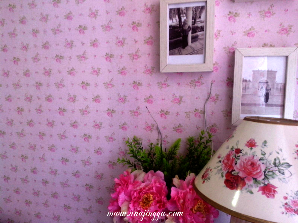 cara pasang wallpaper kaison,pink,room,wall,wallpaper,interior design