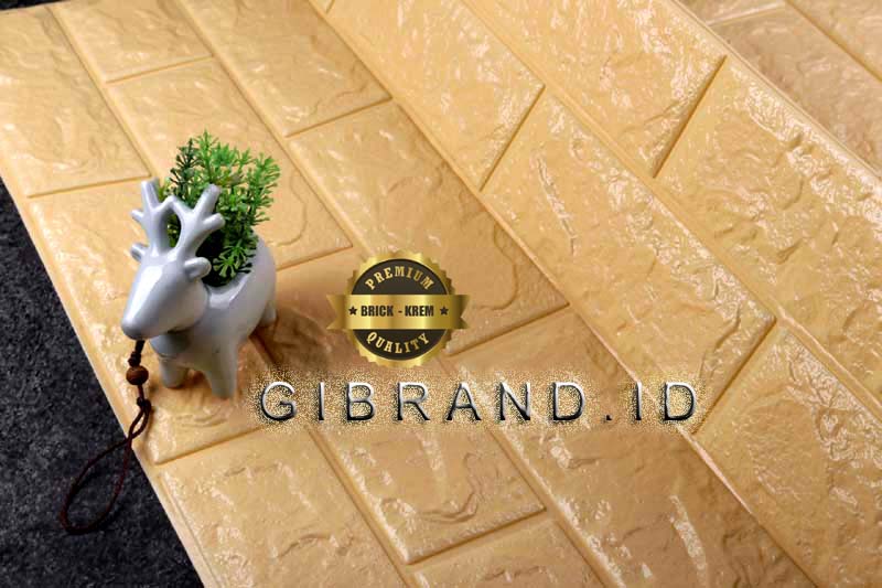 Grosir Wallpaper Sticker Raja Dinding Brick Krem Floor WallpaperUse