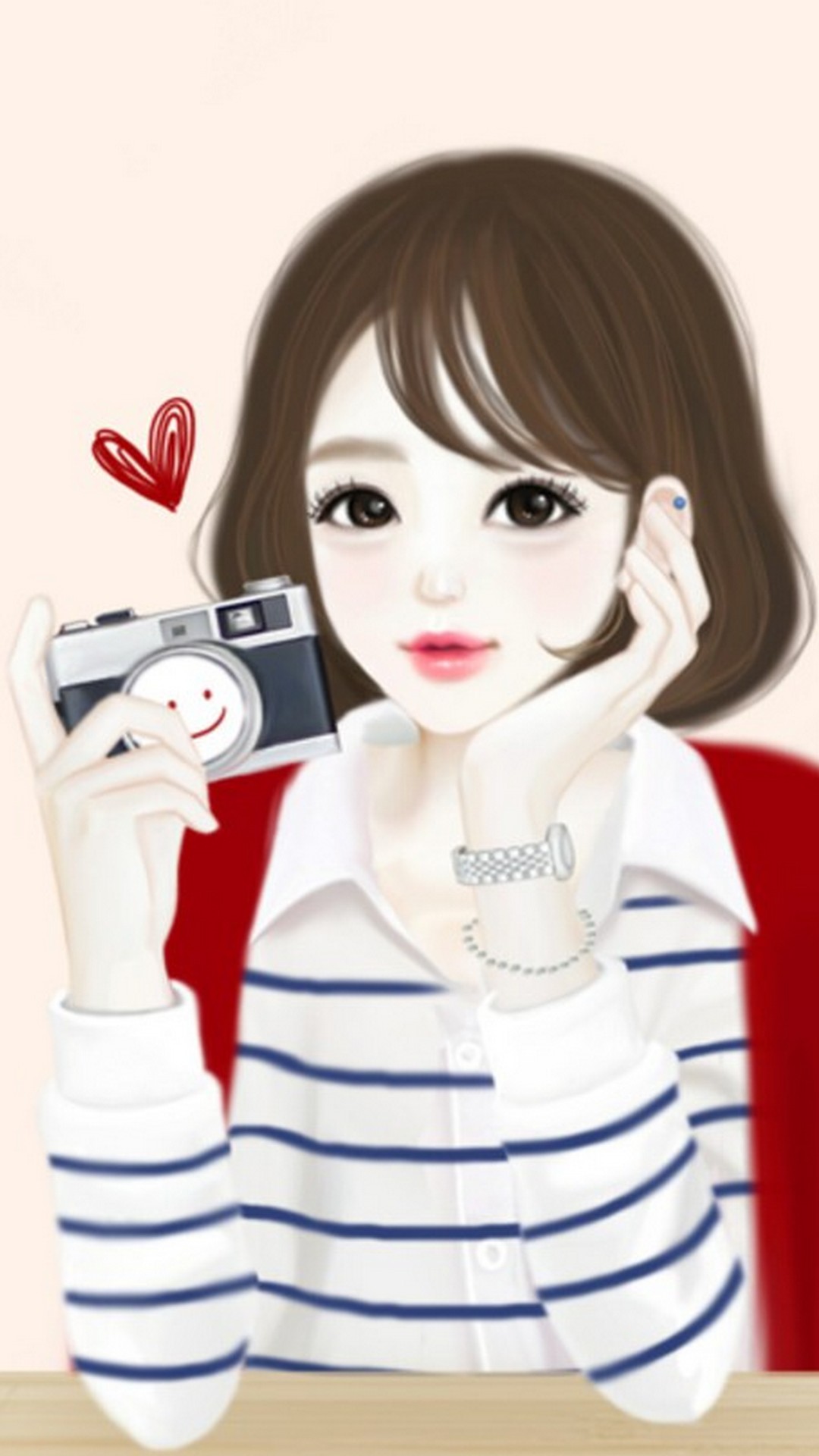 korean anime wallpaper,cartoon,lip,illustration,forehead,technology