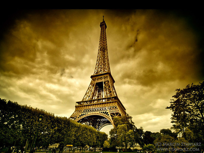 3d wallpaper paris,landmark,sky,photograph,tower,architecture