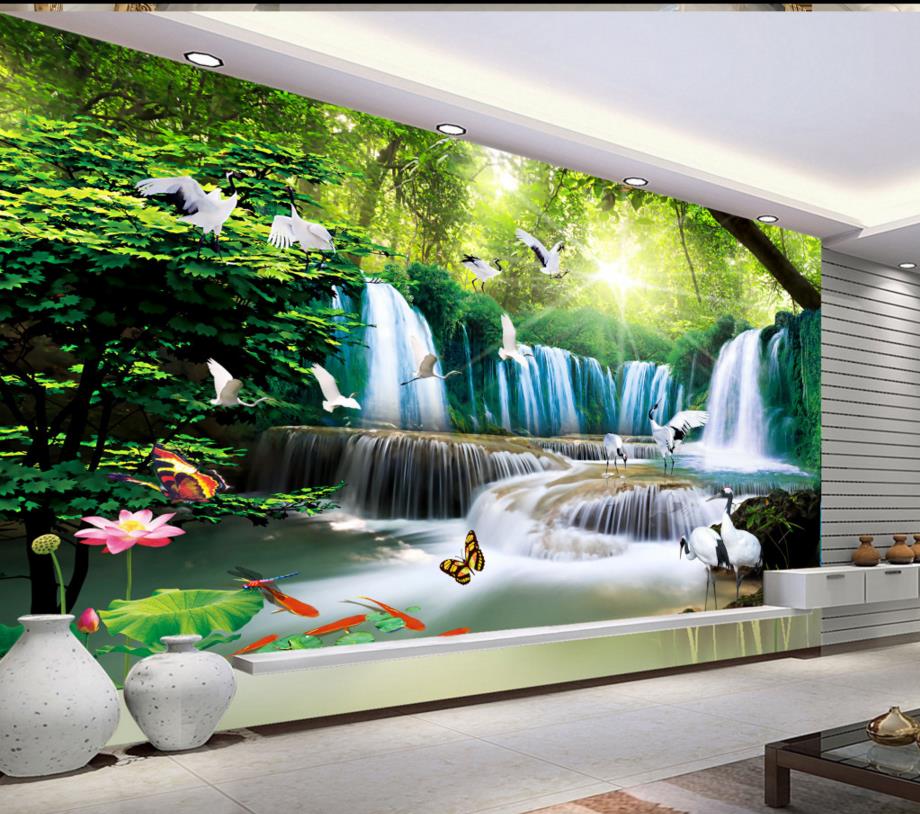 carta da parati 3d personalizzata,paesaggio naturale,natura,murale,parete,sfondo