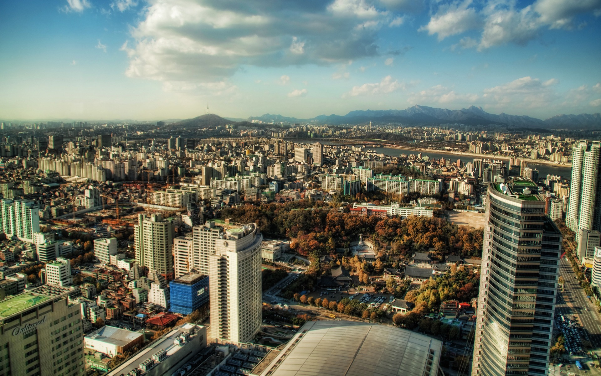 서울 한국 벽지,시티,수도권,도시 풍경,도시 지역,지평선