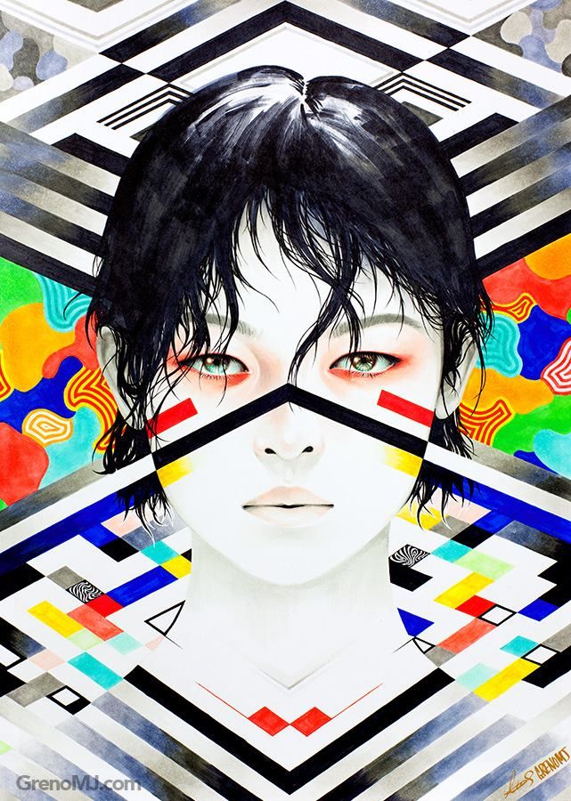 fondo de pantalla del artista coreano,diseño gráfico,ilustración,arte,frio,artes visuales