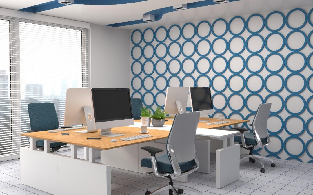 office wallpaper design,office,office chair,furniture,interior design,building