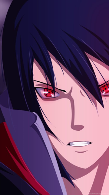 gambar wallpaper sasuke,viso,cartone animato,capelli,anime,rosso