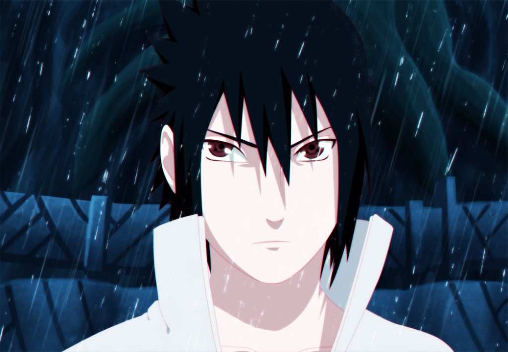 papier peint gambar sasuke,anime,oeuvre de cg,dessin animé,cheveux noirs,bouche