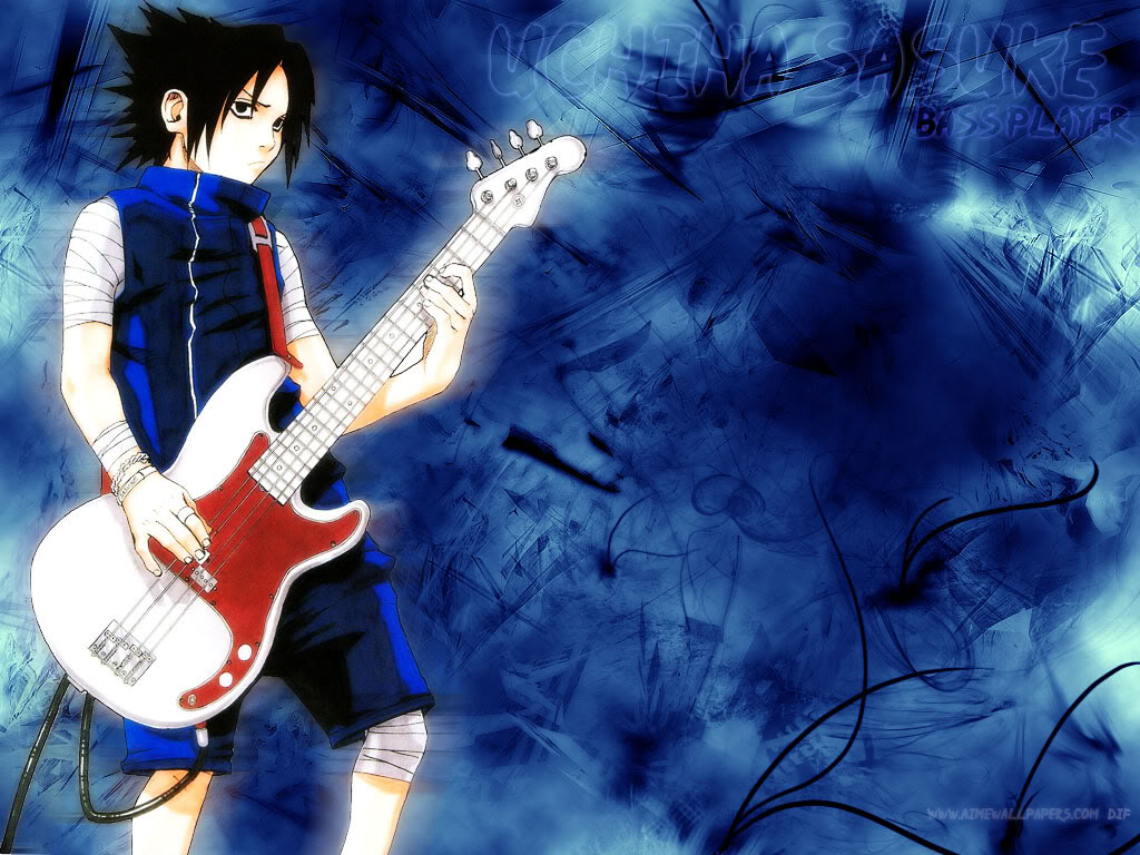 gambar wallpaper sasuke,chitarrista,chitarra,musicista,basso,chitarra elettrica