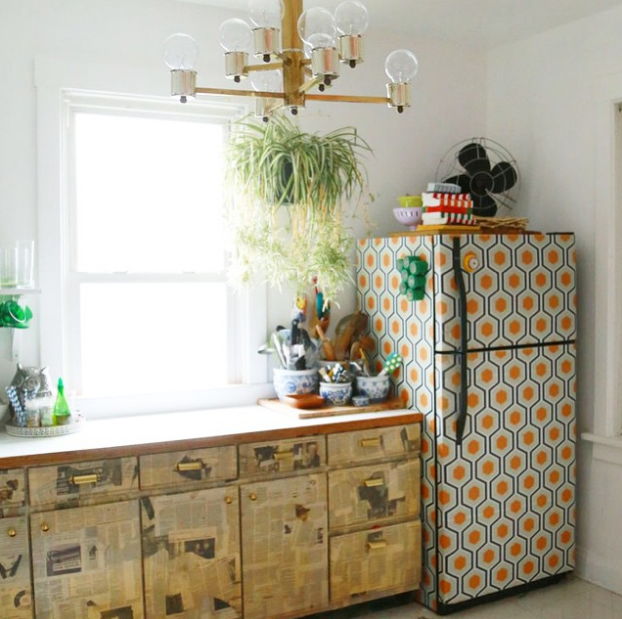 Removable Wallpaper On Fridge WallpaperUse