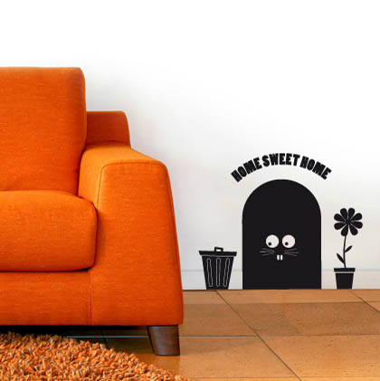papier peint kreatif,orange,canapé,meubles,mur,salon