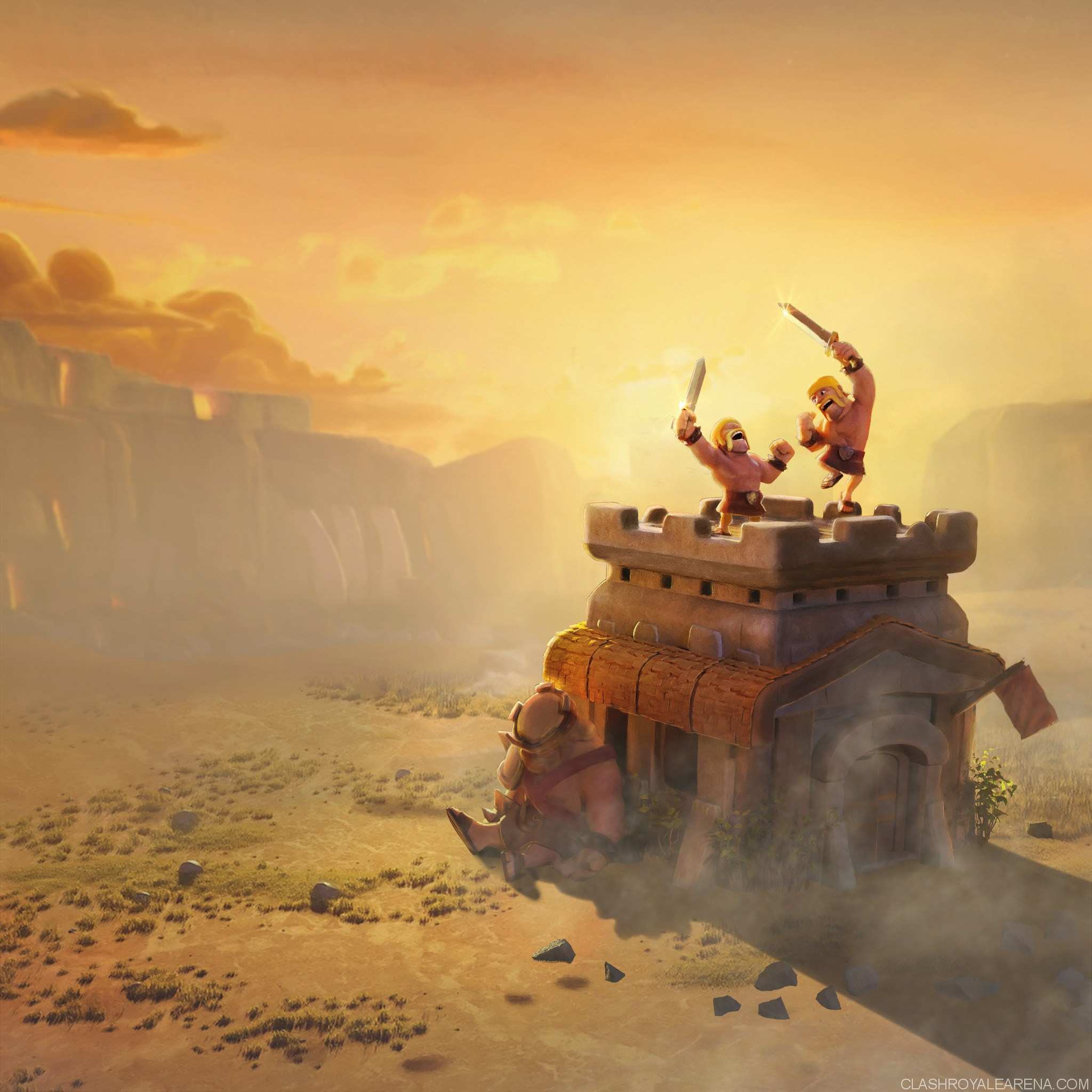 gambar wallpaper coc,sky,landscape,illustration,animation,desert