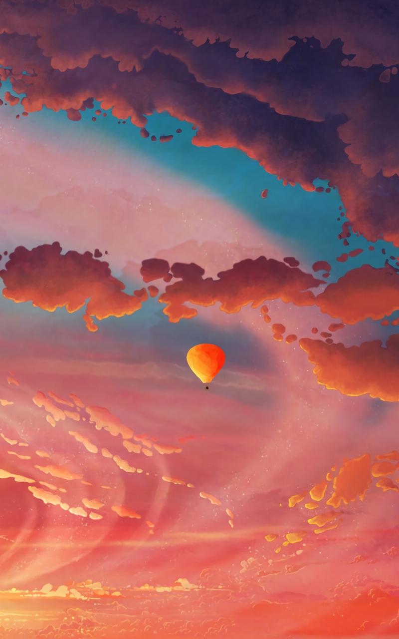 wallpaper hp hd keren,sky,cloud,afterglow,orange,red