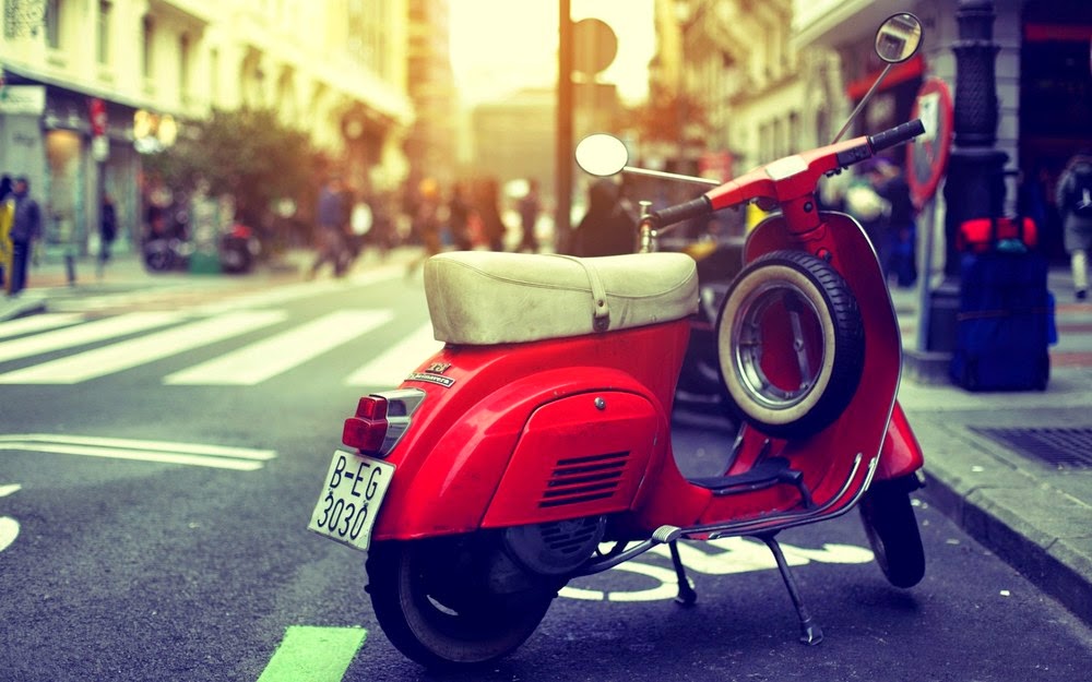 buat wallpaper,motor vehicle,mode of transport,vehicle,scooter,vespa