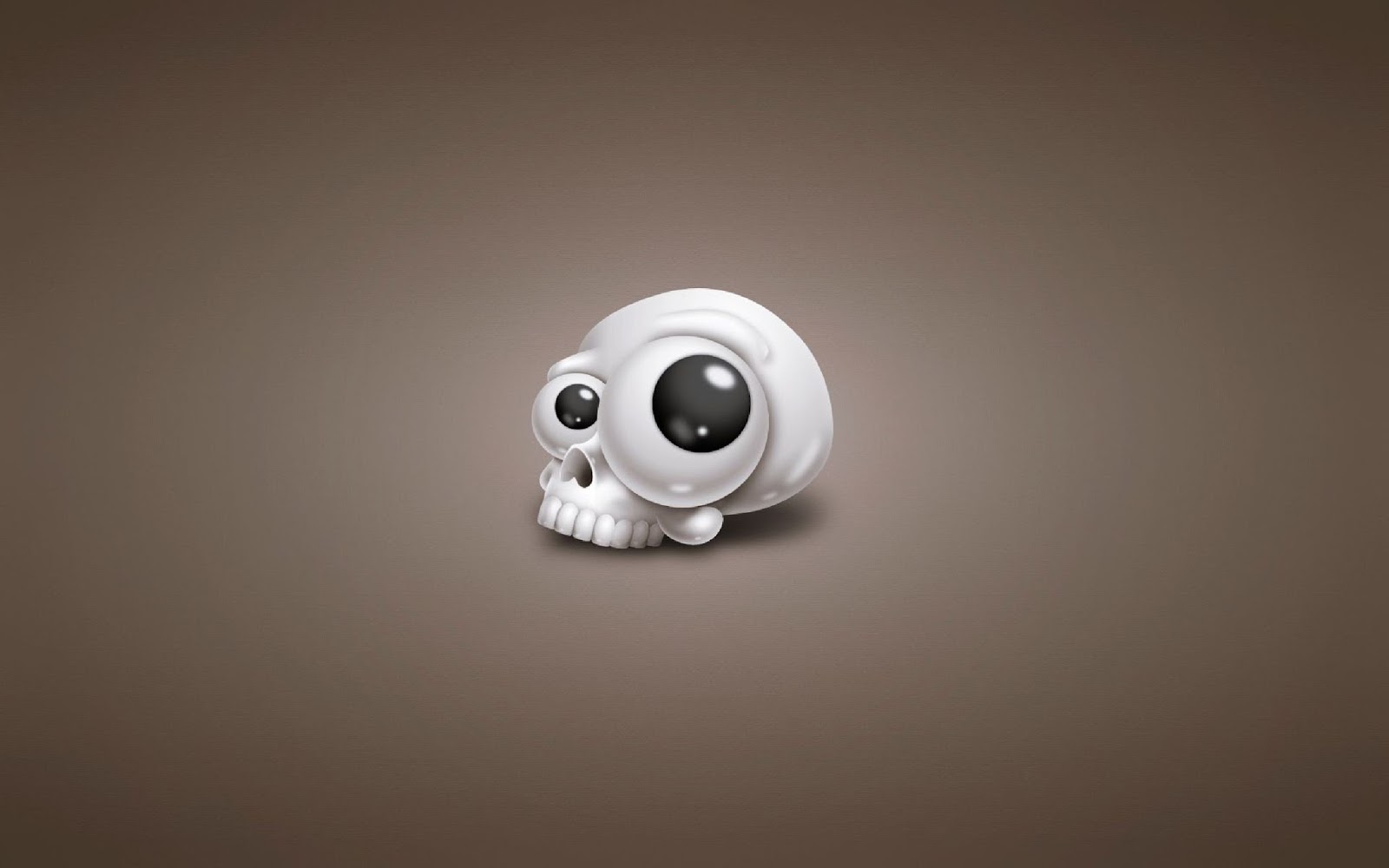 Wallpaper Kepala Tengkorak Lucu Gambar Kartun Lucu - Still Life