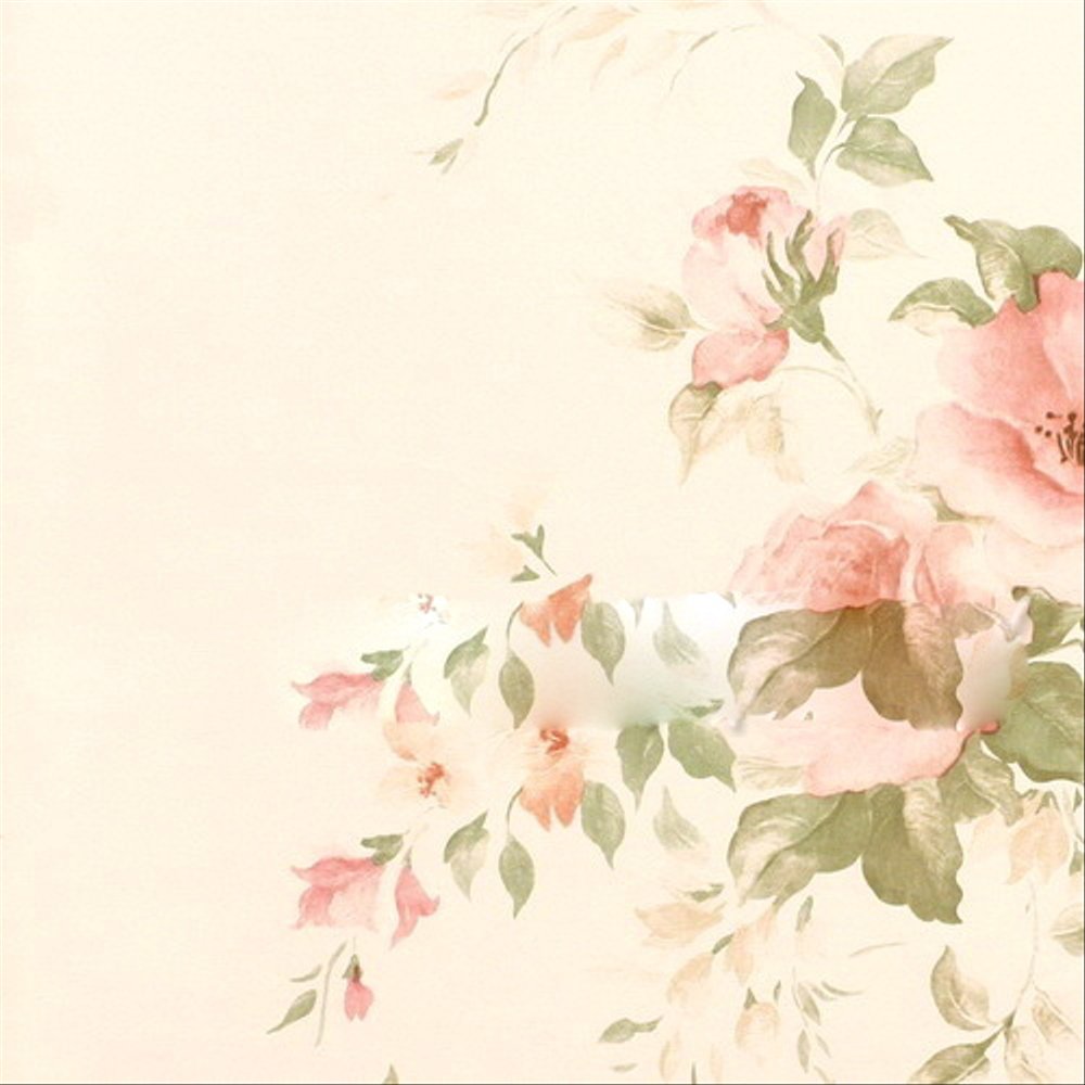papier peint bunga vintage,peinture aquarelle,fleur,rose,plante,art floral