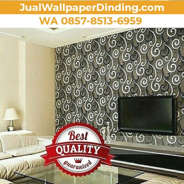jual wallpaper sticker,wall,room,wallpaper,living room,font (648109