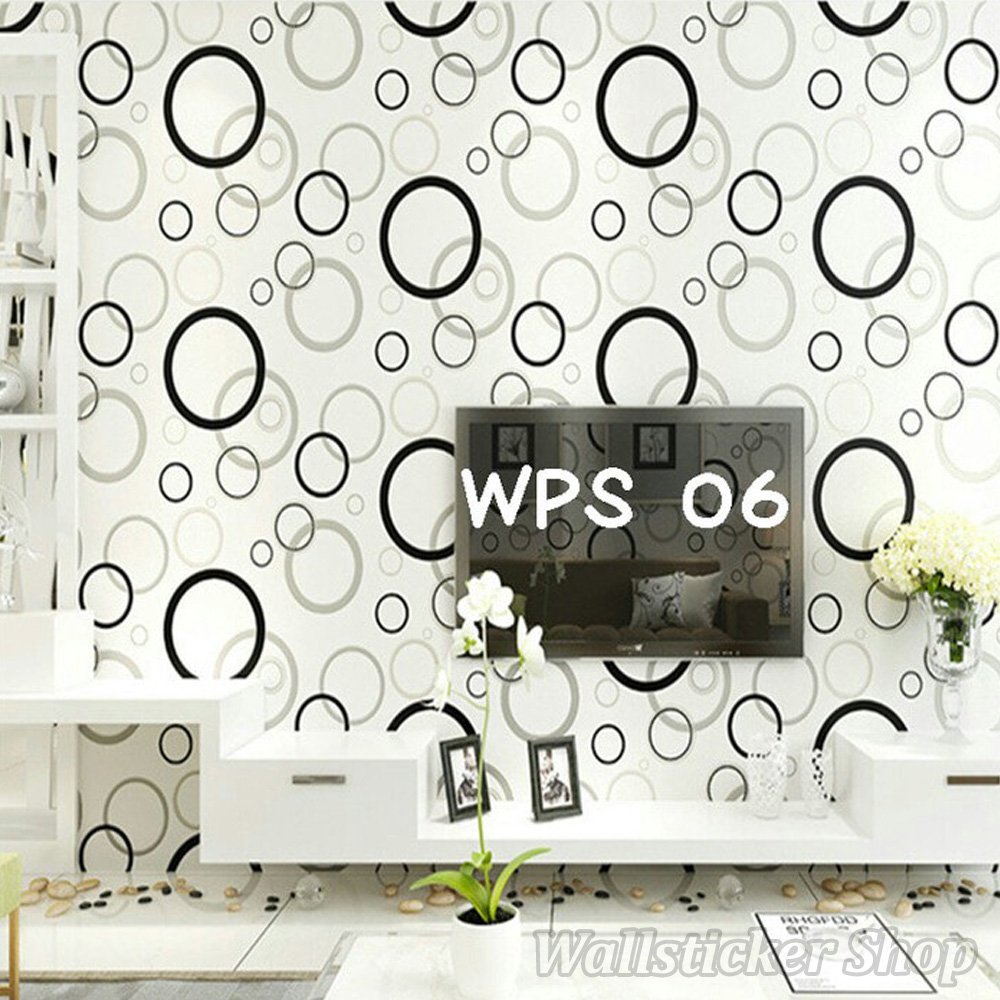 Jual Wallpaper Sticker Uk Stiker Dinding Motif Polkadot WallpaperUse