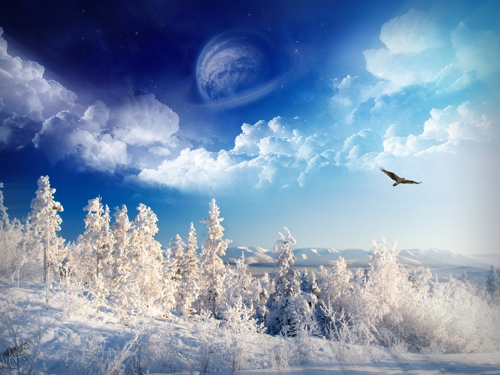 carta da parati musim salju,cielo,natura,nube,paesaggio naturale,atmosfera