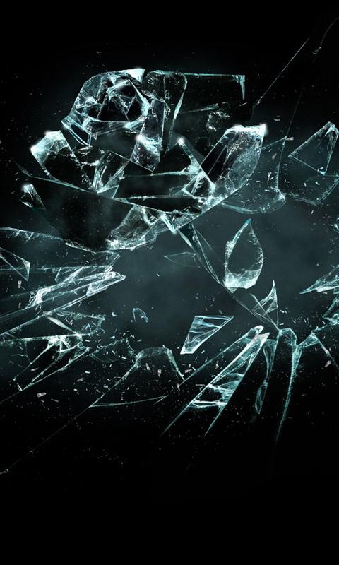 wallpaper kaca pecah 3d,black,darkness,black and white,graphic design