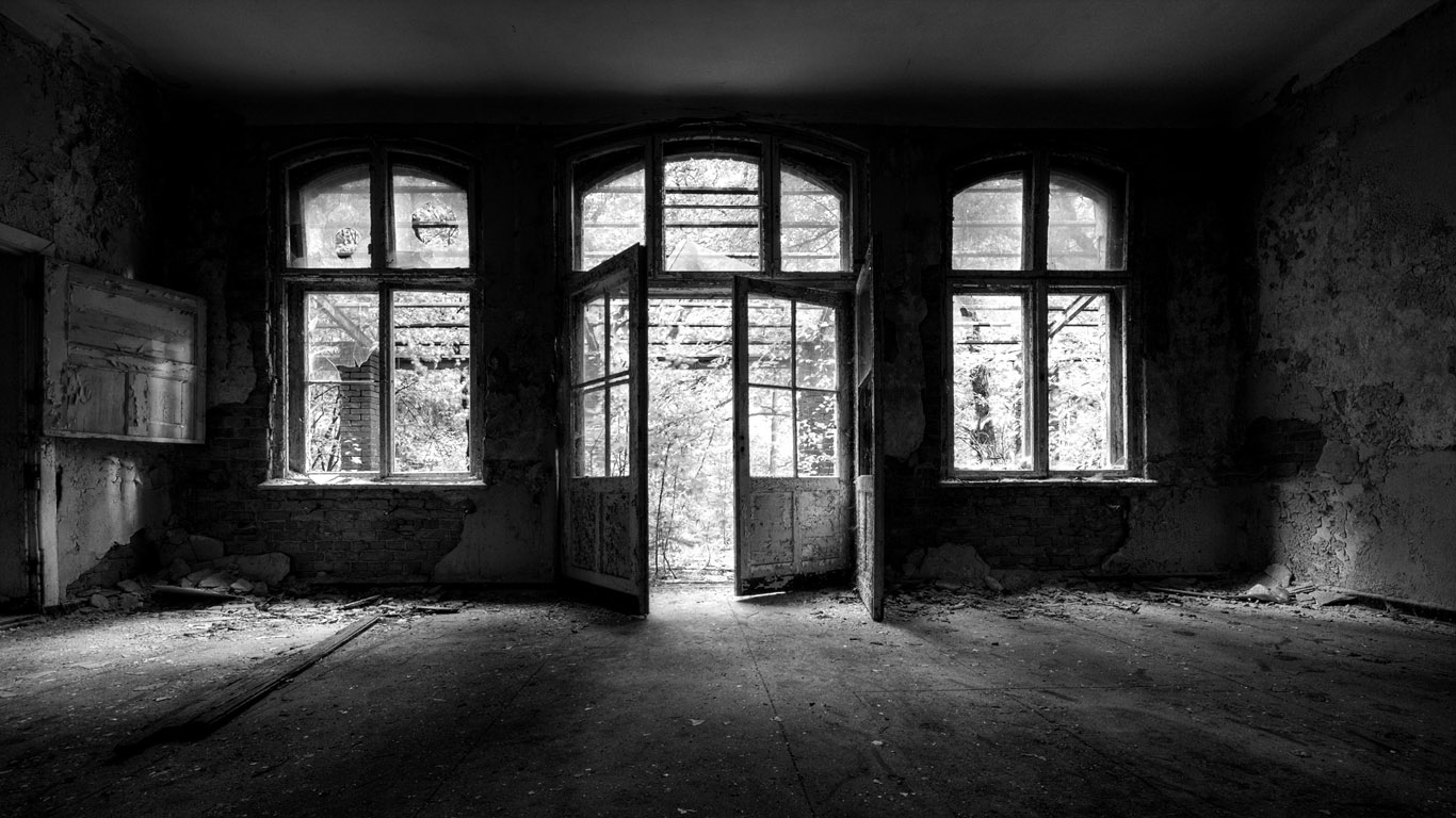 noir et blanc fonds d'écran hd,noir et blanc,monochrome,fenêtre,bâtiment,mur