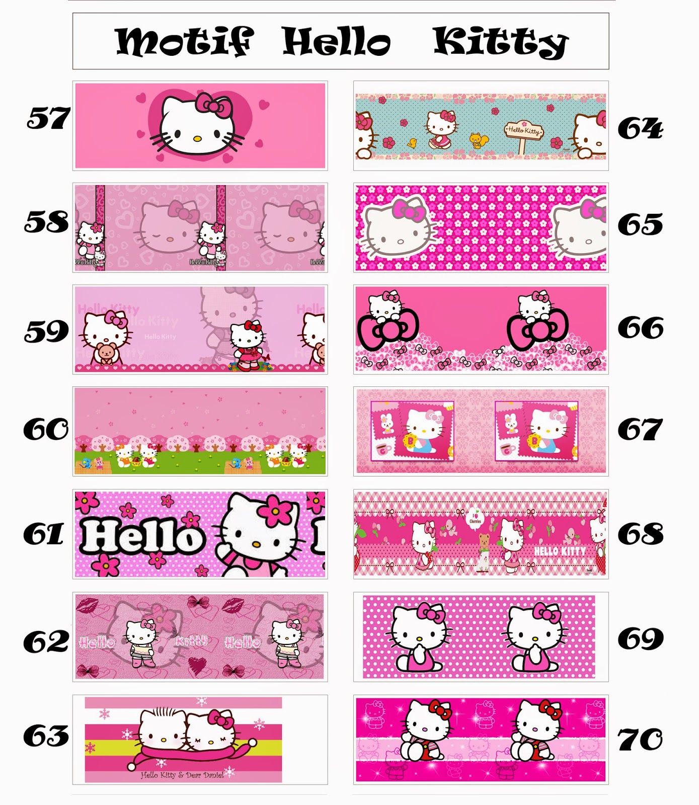 ハルガ壁紙dinding hello kitty per meter,ピンク,テキスト,ライン,フォント