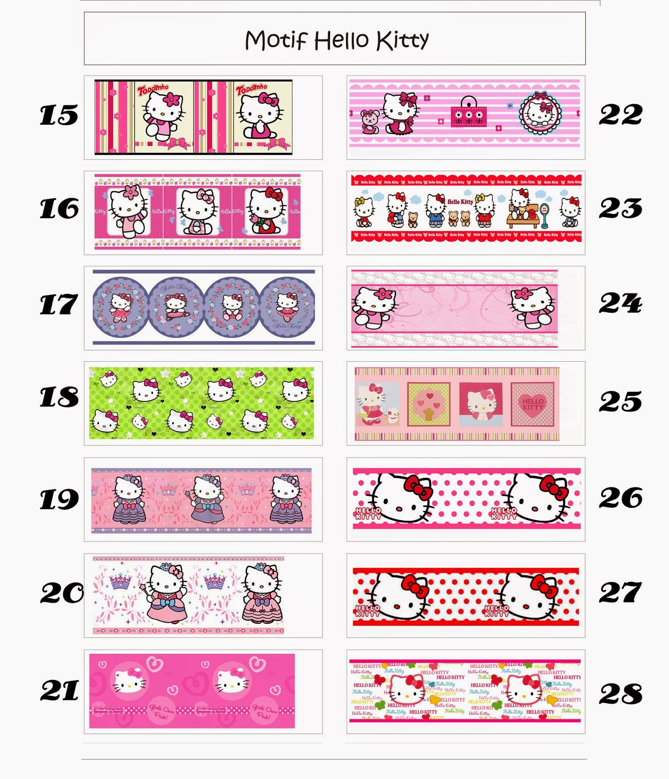 papier peint harga dinding hello kitty par mètre,rose,texte