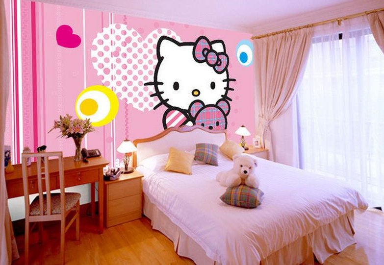 Wallpaper Hello Kitty Untuk Kamar Gambar Wallpaper Kamar Hello Kitty