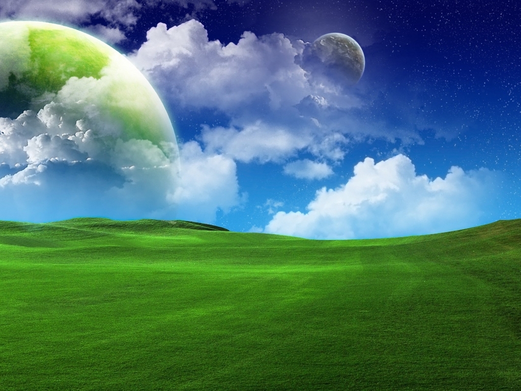 go green wallpaper,sky,nature,natural landscape,grassland,green