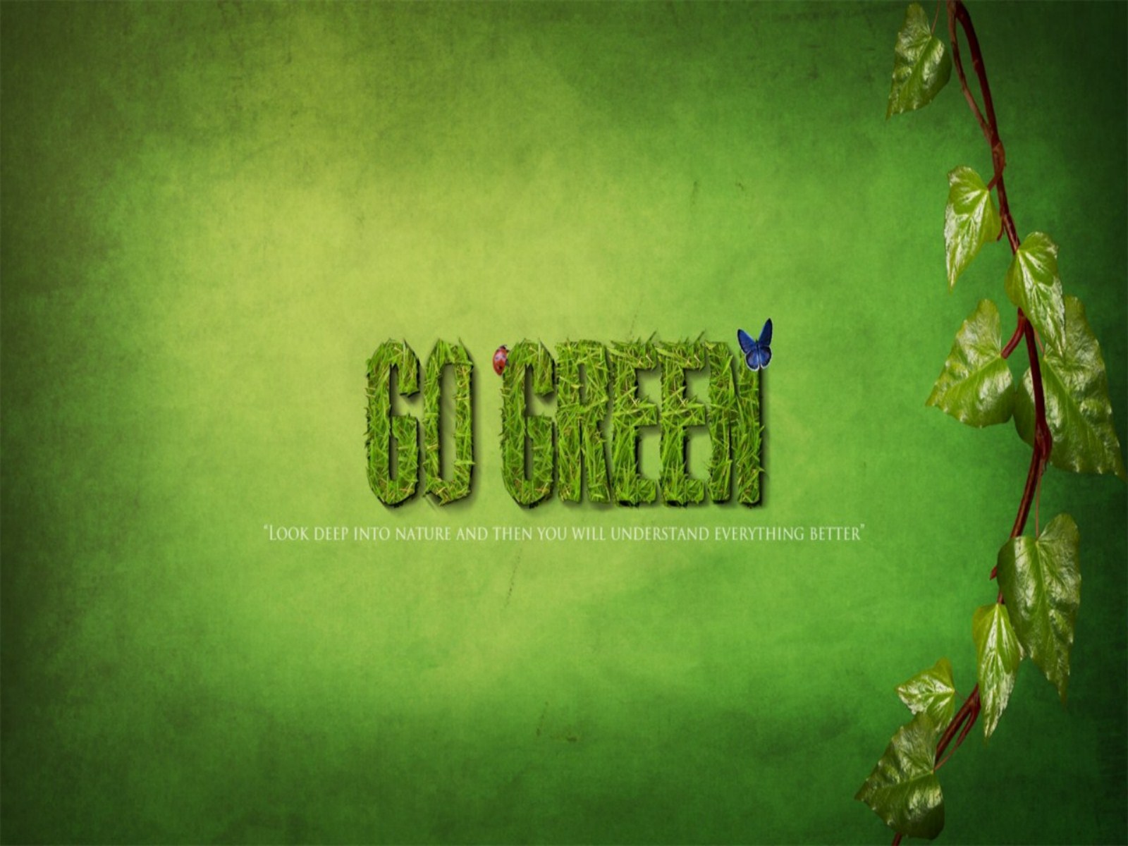 go green wallpaper,green,text,font,grass,plant