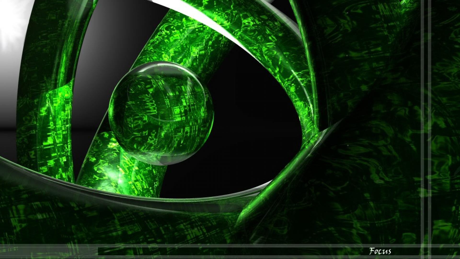 fond d'écran vert 1920x1080,vert,la nature,lumière,art fractal,cercle