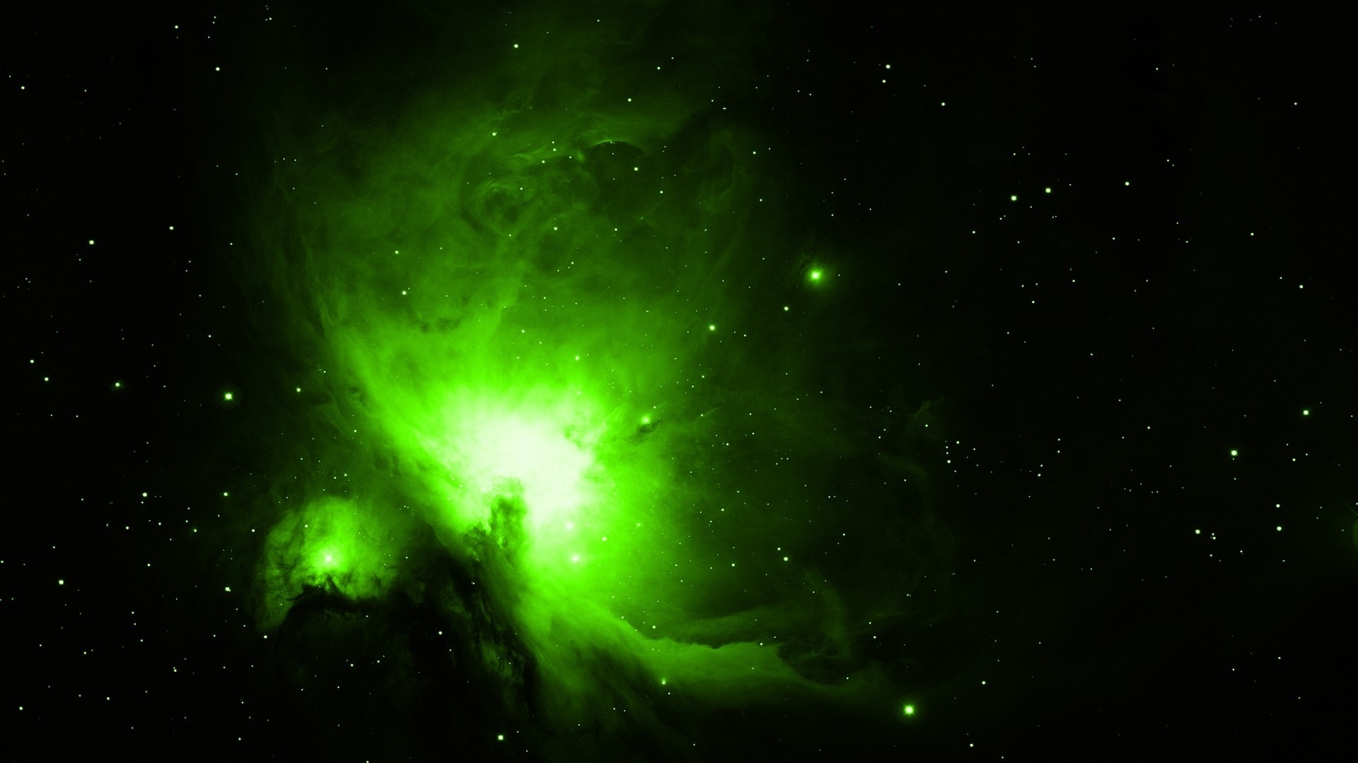 fondo de pantalla verde 1920x1080,verde,naturaleza,negro,cielo,nebulosa